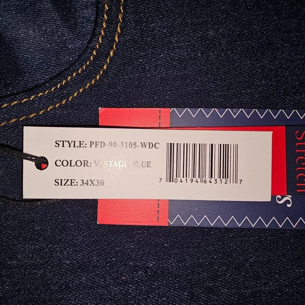 Men's Phat Pharm SkinnyFit Stretch Vintage Blue Size 34x30‎